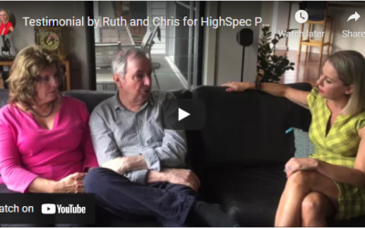 Testimonial by Ruth and Chris for HighSpec Properties
