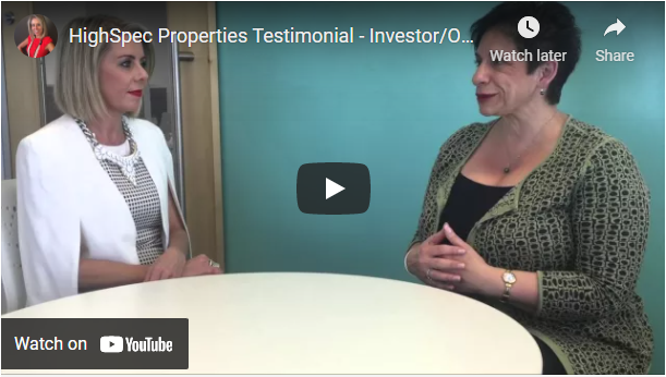 HighSpec Properties Testimonial – Investor/Owner Occupier