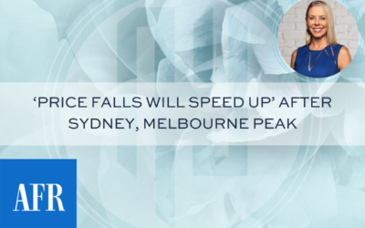 ‘Price falls will speed up’ after Sydney, Melbourne peak